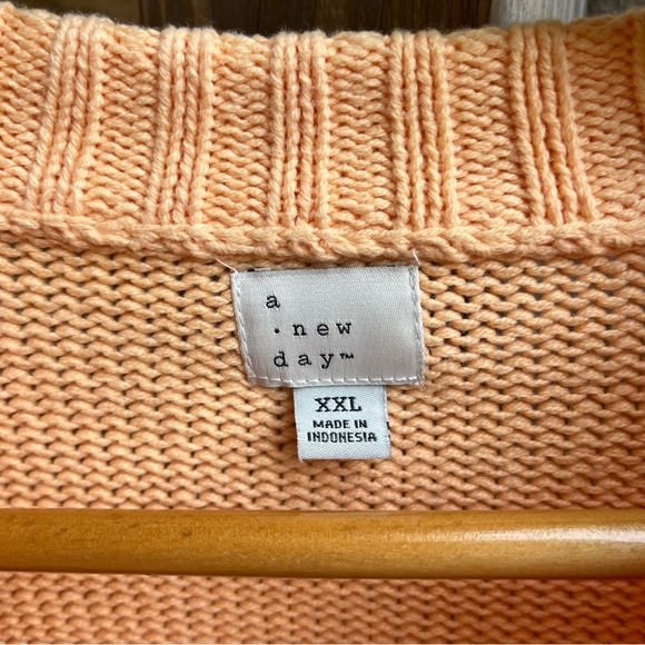 a new day Soft Coral Crew Neck Sweater - Picture 2 of 4